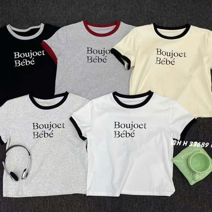 N8.1 HH เสื้อยืดผ้าคอปกสีพิมพ์ลาย BOUJOET 33689 XonXen 299PCT