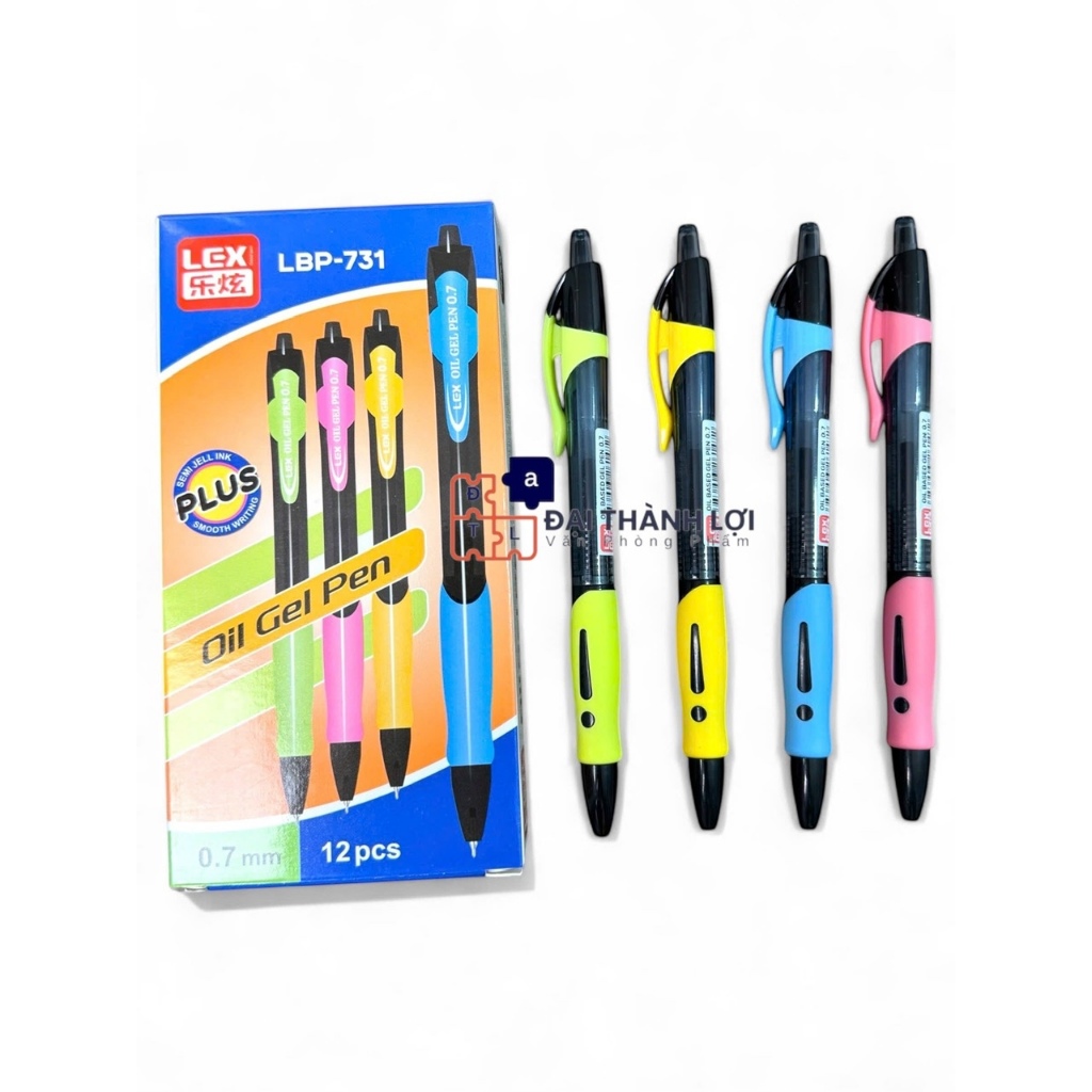 ปากกาลูกลื่นน้ํามัน LBP-731 0.7mm nib เขียนได้หลายวัสดุ (BOX OF 12)