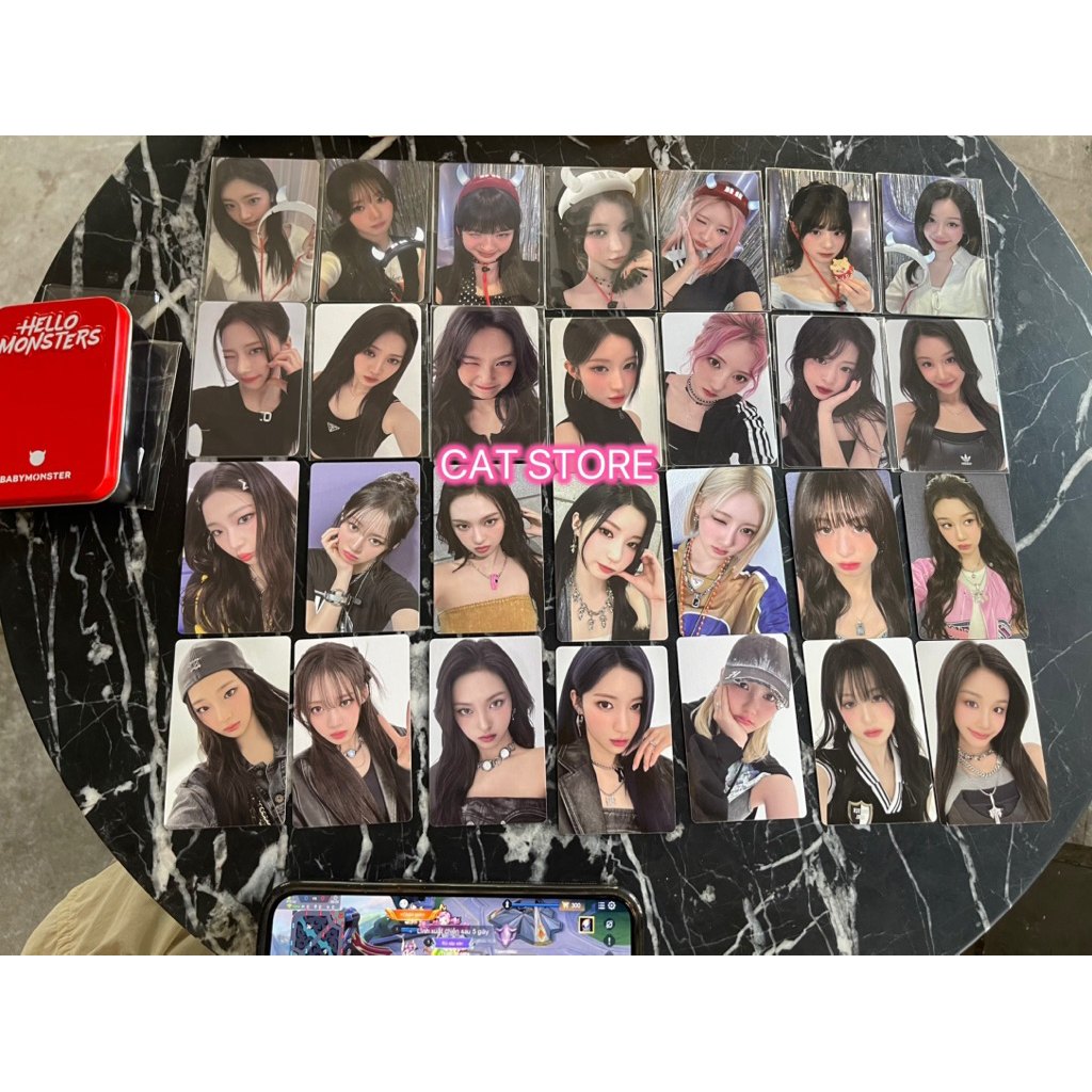 2025 BABYMONSTER MERCH IN ASIA SEPARATE PHOTO CARD