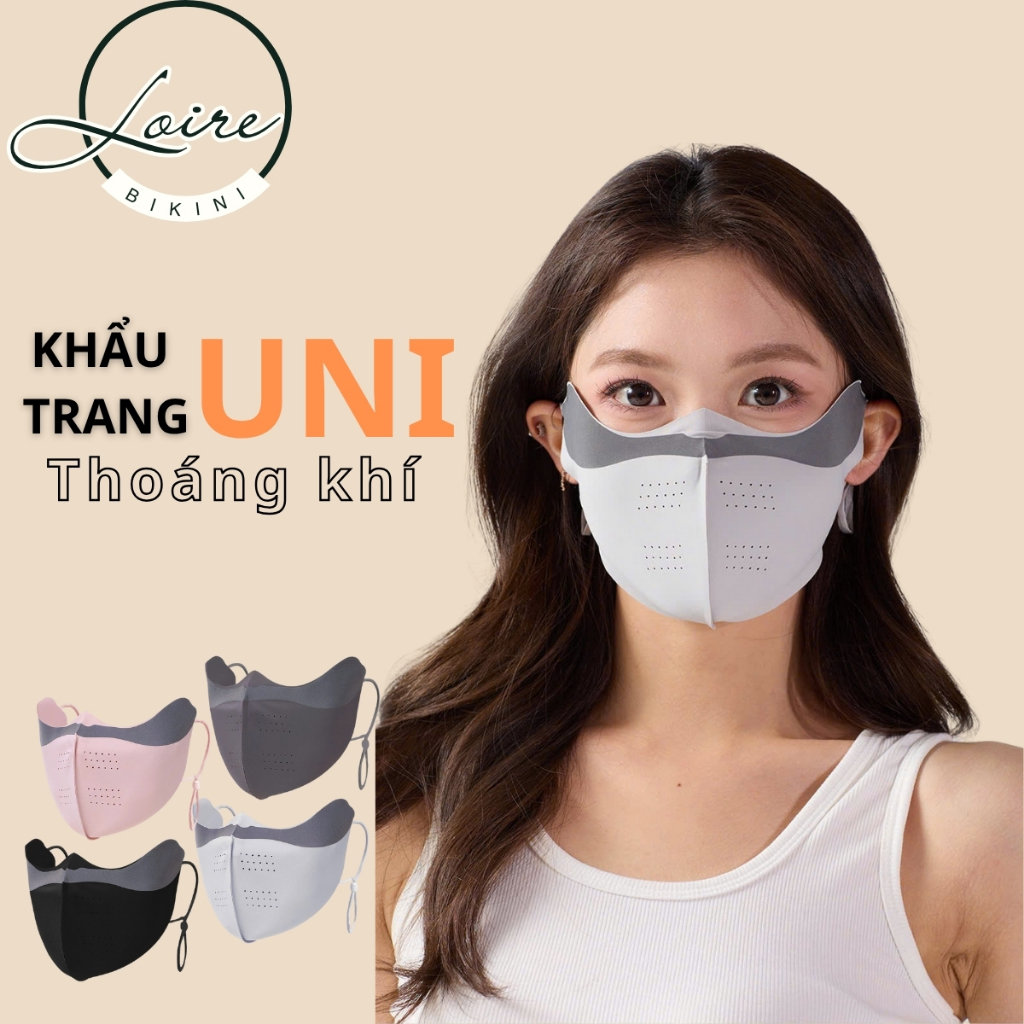 UPF 50+ หน้ากากระบายความร้อนกันแดด พร้อมช่องระบายอากาศ kt9 { N305 }