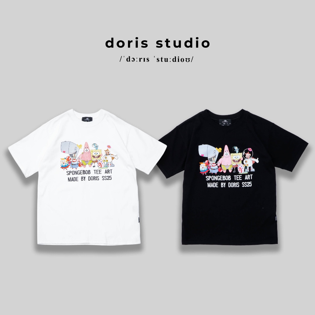 [Opening Deal] เสื้อยืดศิลปะ Doris / Doris Spongebob / แบบ unisex