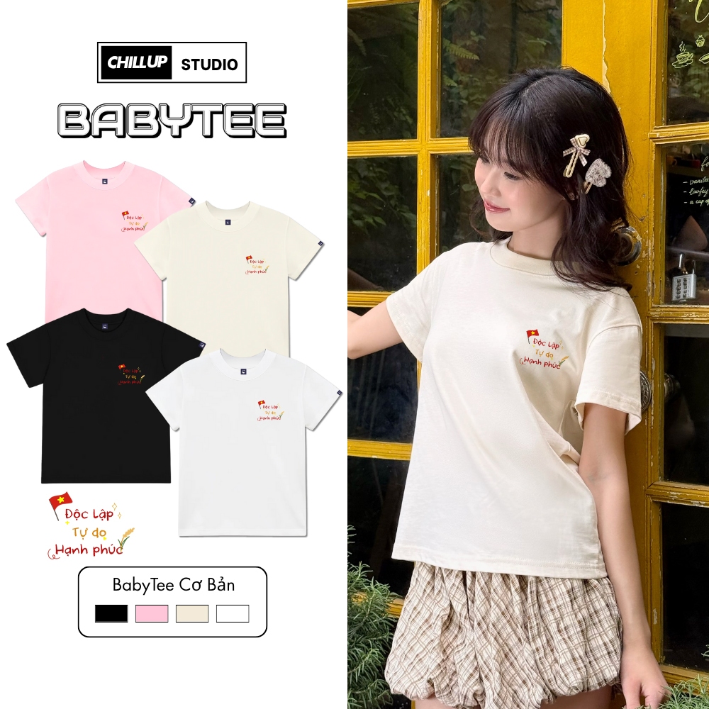 เสื้อยืดเด็กทารกผู้หญิง BST62 พิมพ์อิสระ Mini Slim Fit แขนสั้นรอบคอผ้าฝ้าย 4c Cool และ Soft