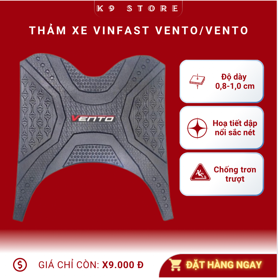 VINFAST VENTO, VENTO NEO, VENTO-S เสื่อรถยนต์ไฟฟ้าทําจากยาง หนา หนัก ลายคมชัด