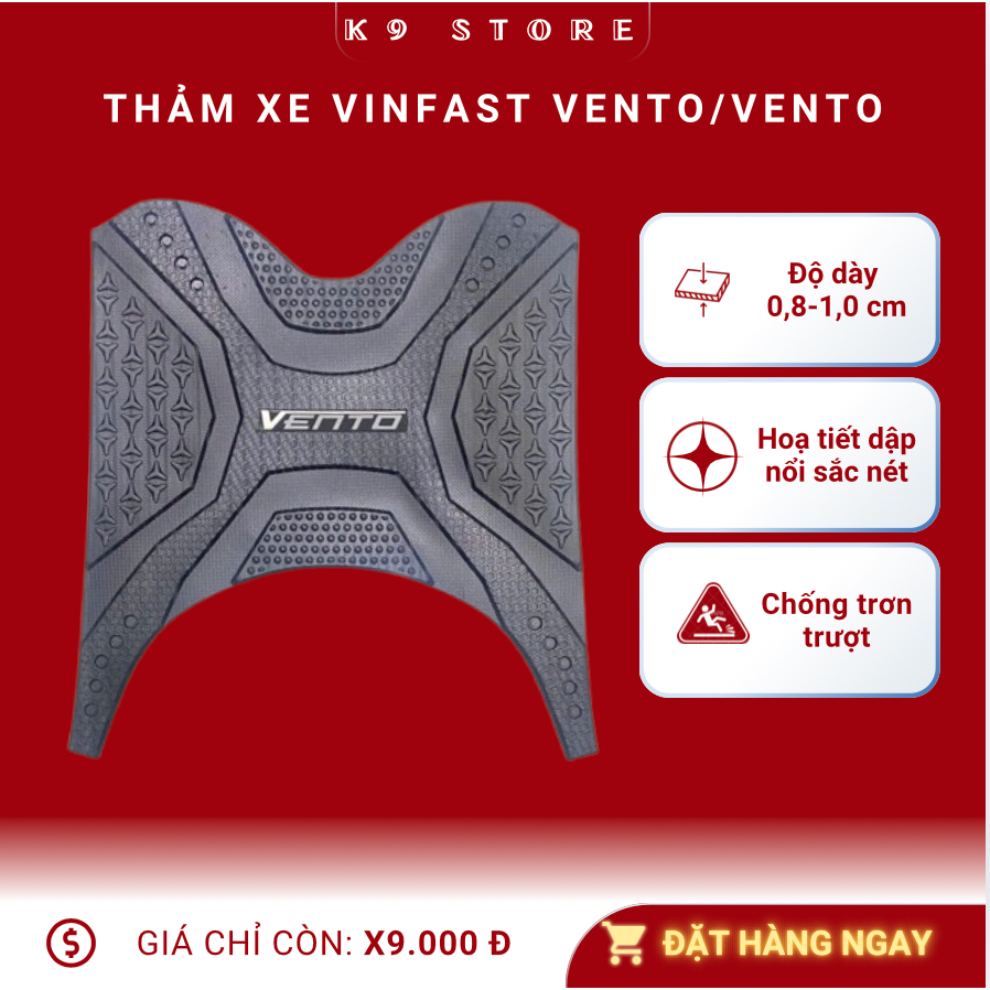 VINFAST VENTO, VENTO NEO, VENTO-S เสื่อรถยนต์ไฟฟ้าทําจากยาง หนา หนัก ลายคมชัด