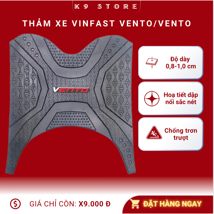 VINFAST VENTO, VENTO NEO, VENTO-S เสื่อรถยนต์ไฟฟ้าทําจากยาง หนา หนัก ลายคมชัด