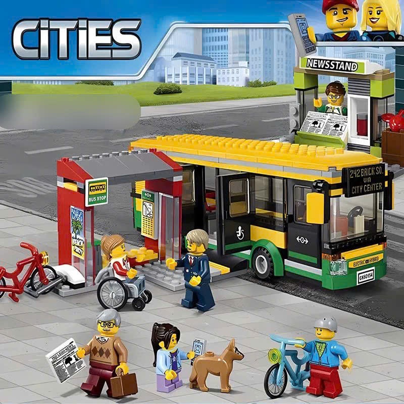 ของเล่นประกอบ – City Bus Station – City Bus Station 19079 6101