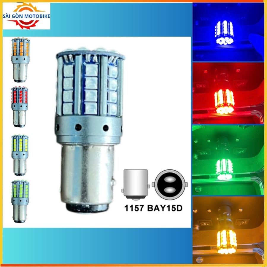 BAY15D ไฟสัญญาณ LED 12V – สําหรับรถยนต์และรถจักรยานยนต์