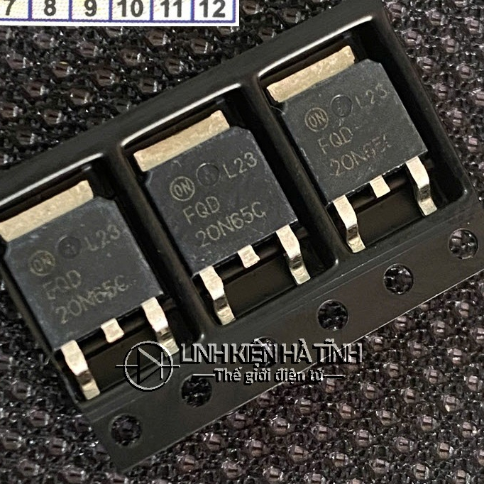 กระเป๋า 5 FQD20N65 20N65C 20N65 COMPARITY FQD20N60 20N60 N-channel mosfet 20A 650V วาง