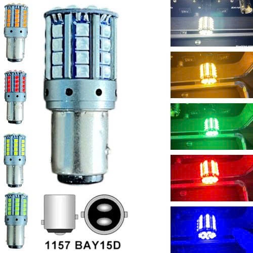 ไฟสัญญาณ LED 12V – สําหรับรถยนต์และรถจักรยานยนต์ - BAY15D เท้า