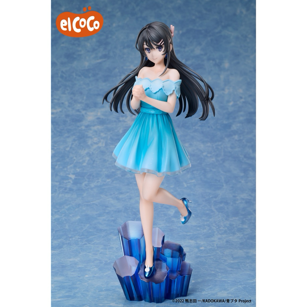 Bunny Girl Senpai Aobuta - Sakurajima Mai 1/7 ฟิกเกอร์ขนาด Elcoco ของแท้