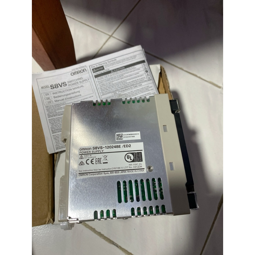 การทดลองแหล่งพลังงานออมรอน S8VS-12024BE 24v5A