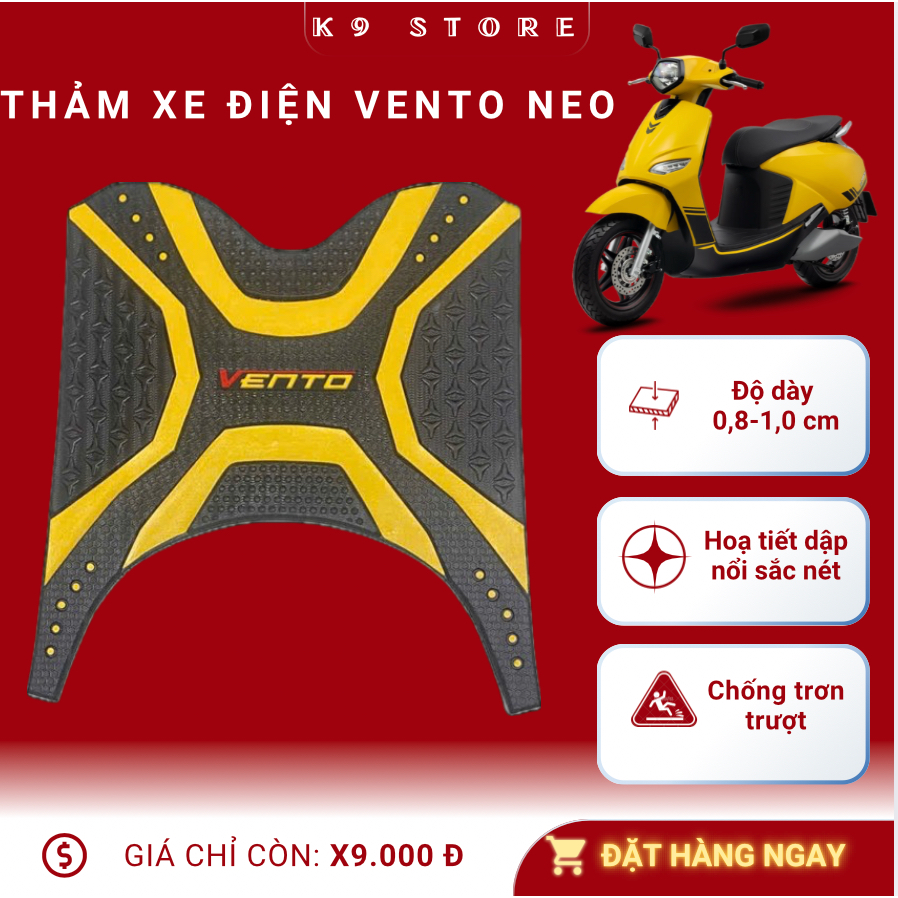 VINFAST VENTO, VENTO NEO, VENTO-S เสื่อรถยนต์ไฟฟ้าทําจากยาง หนา หนัก ลายคมชัด