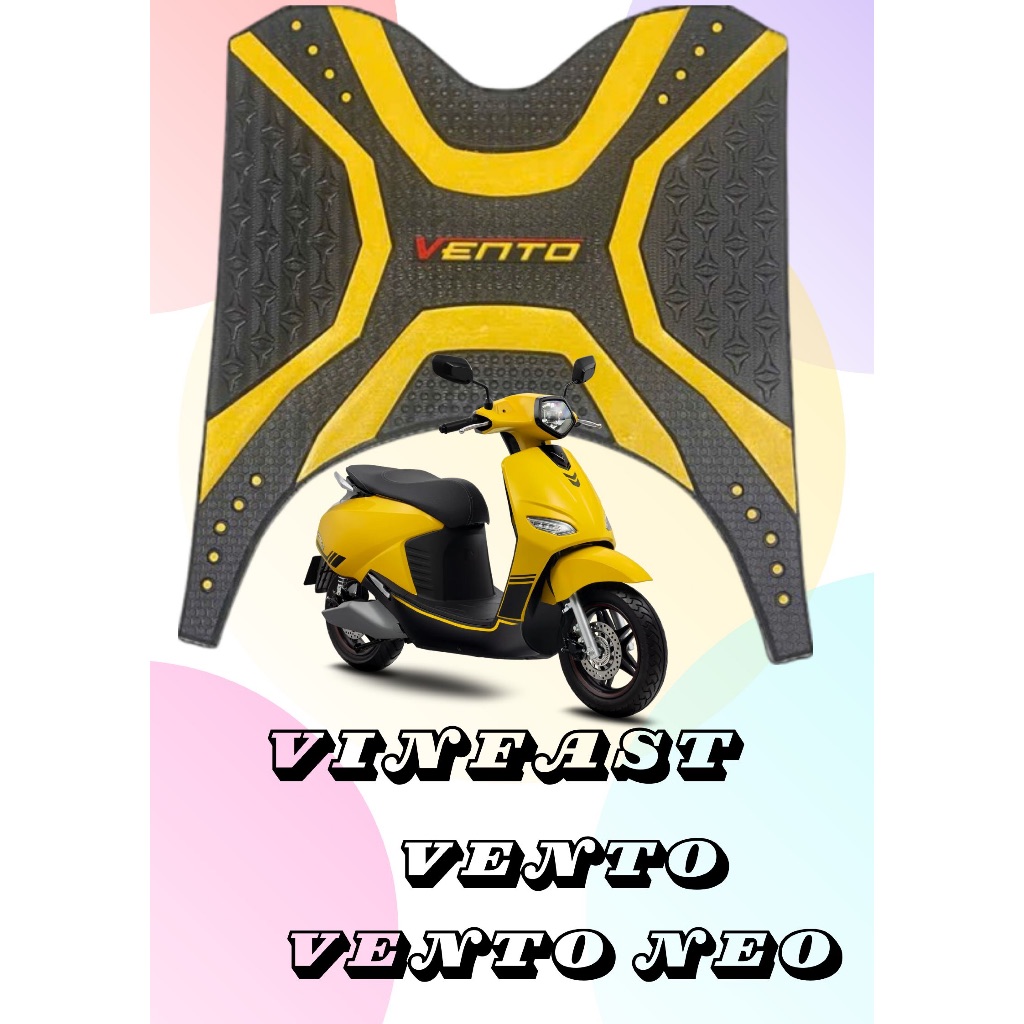 VinFast Vento, Vento Neo, Vento-S เสื่อรถยนต์ไฟฟ้า เสื่อยาง ลายหนา หนัก คมชัด