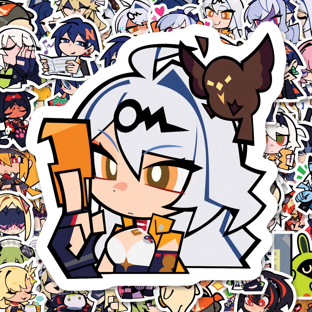 Zenless Zone Zero สติ๊กเกอร์กันน้ํา PVC วัสดุใน Yixuan, Vivian, Alice, Belle, Burnice, Yuzuha