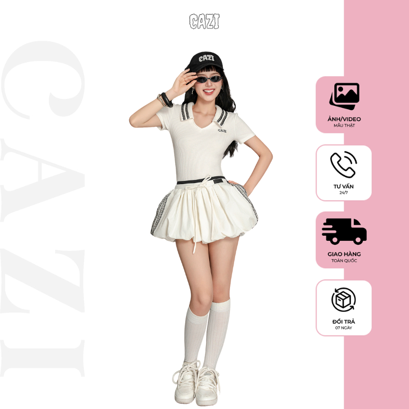 [Odd shirt] Cazi Hachii Top - เสื้อคอเต่าลูกไม้