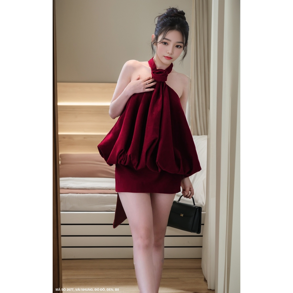 MYDU SHOP l MS 2677 SEXY ชุดเดรสและสายเดี่ยวเข้ารูป