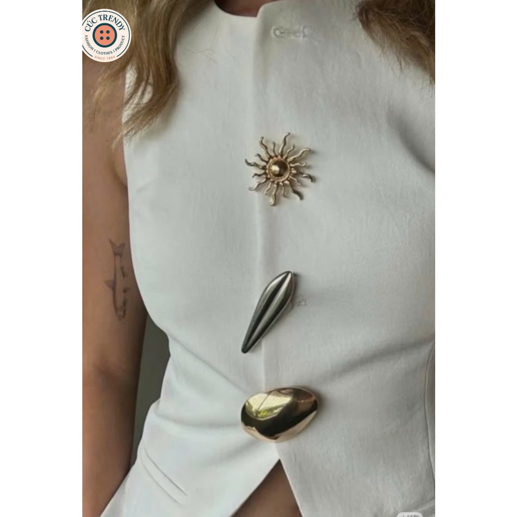 Combo ปุ่มแฟชั่นขนาดใหญ่คุณภาพสูง 3 ปุ่ม MB23 SJ03 SJ04 Combo D