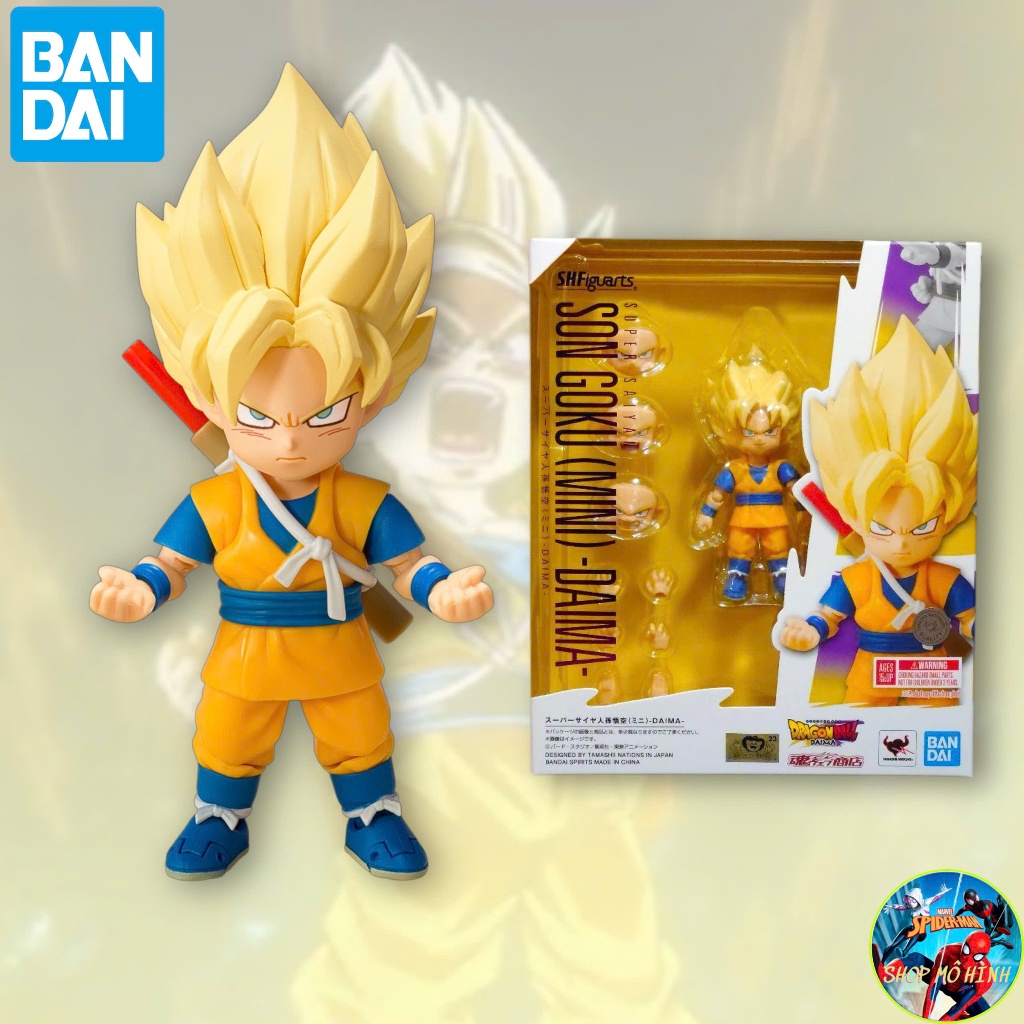 SHF SUPER SAIYAN SON GOKU (MINI) รุ่น DAIMA SSJ Goku Daima ของแท้ BANDAI