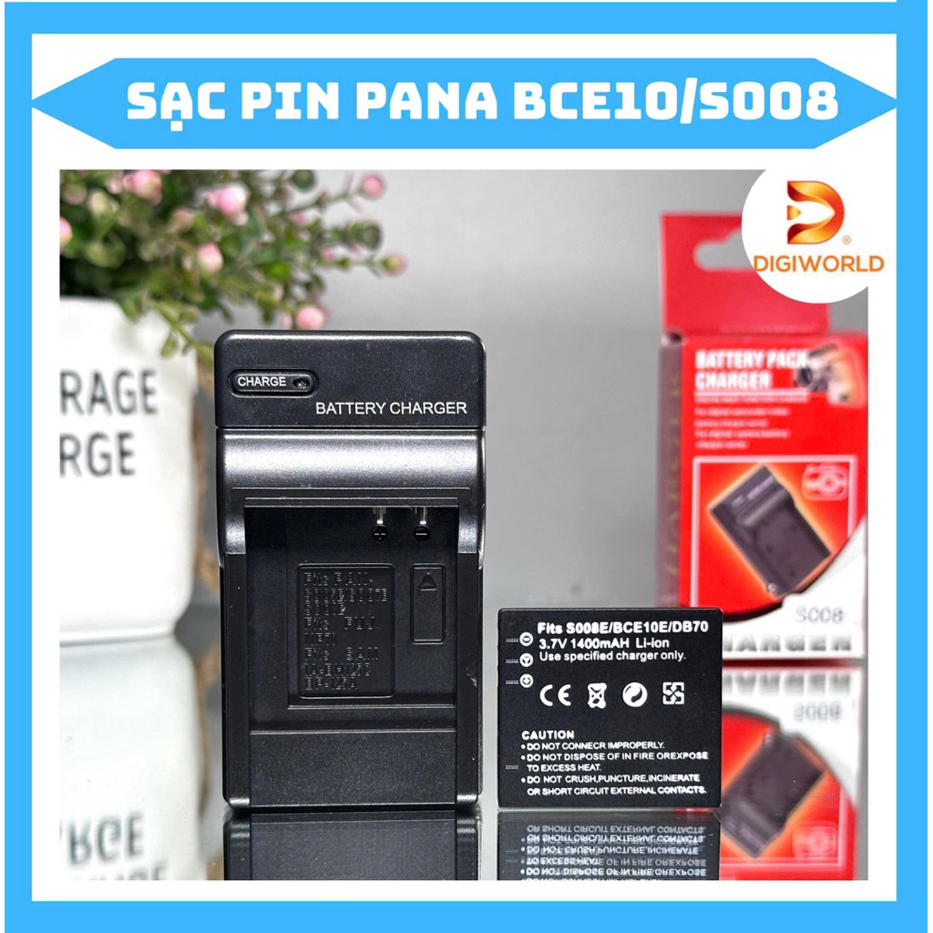 แท่นชาร์จแบตเตอรี่สํารองสําหรับ Panasonic รหัส DMW-BCE10/S008