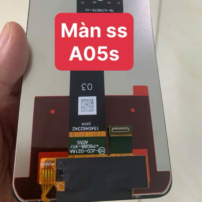A05S.จอโทรศัพท์ Samsung A05S จอแสดงผลสดใสและสวยงาม ทดสอบโอเค ฟรีไขควงและกาว