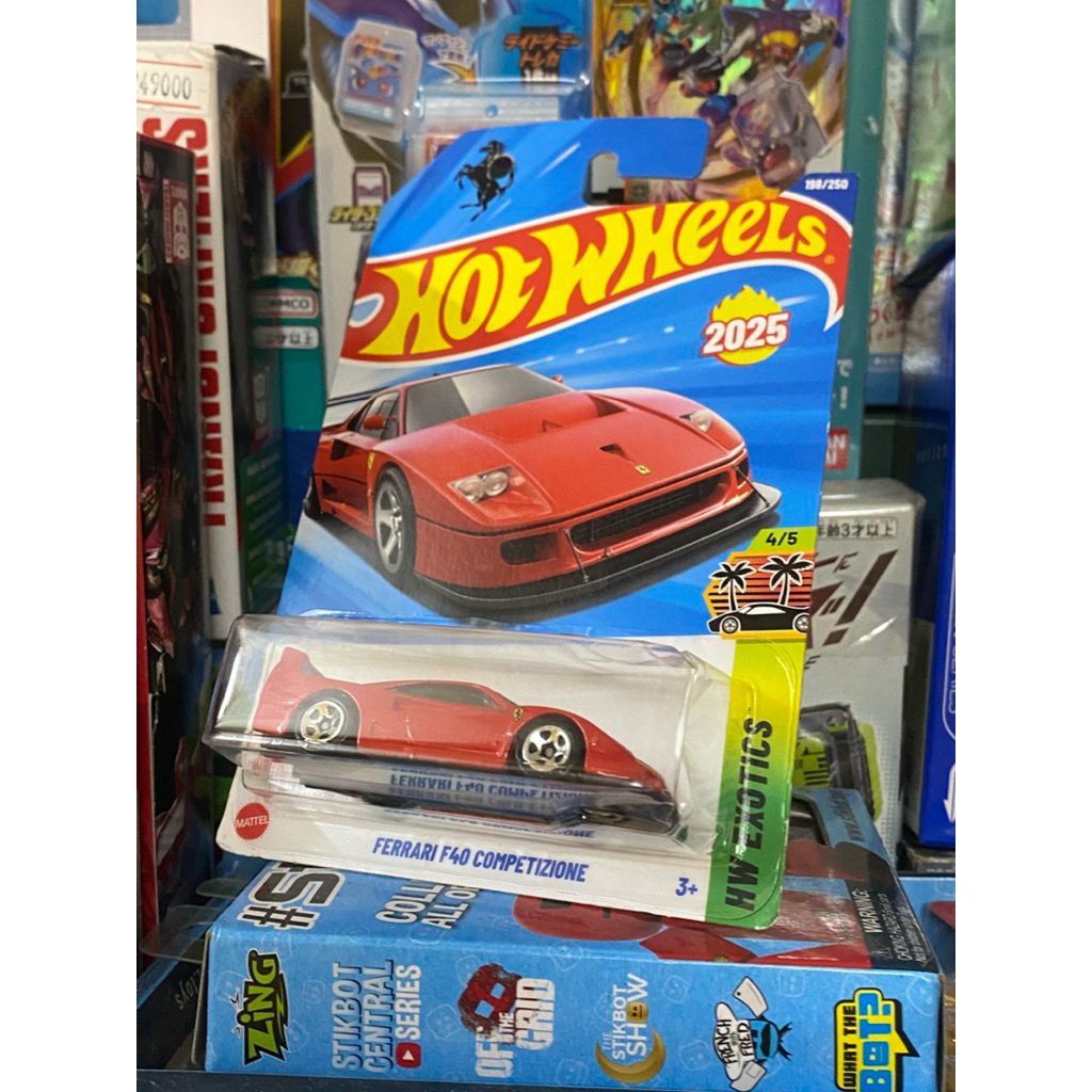 Hot Wheels 2025 Mainline Ferrari F40 Competizione (ดูภาพให้ละเอียดและอ่านคําอธิบาย)