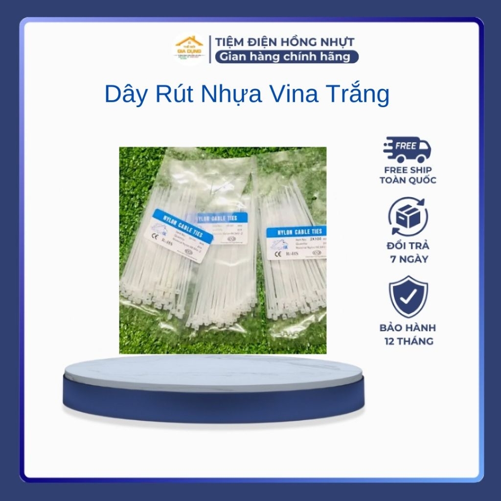 เชือกพลาสติก 1T 1T5 2T 2T5 3T 3T5 4T Vina (ขายเป็นกระเป๋า) สินค้าของแท้ (คืน 7 วัน)