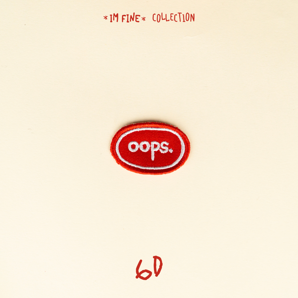 แพทช์ปัก Red oops.'*