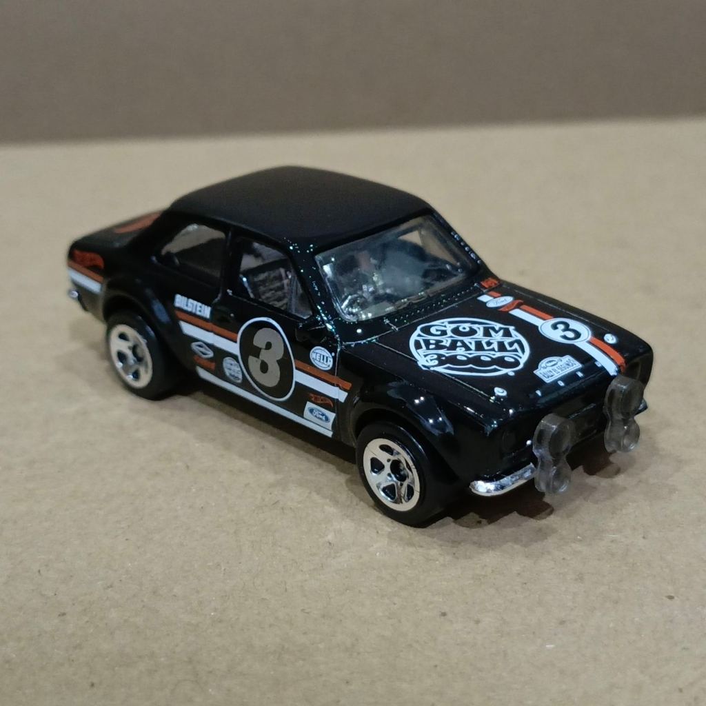 Hot Wheels 70 Ford Escort RS1600 Gumball 3000