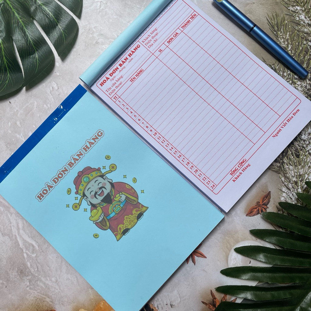 [ รุ่นใหม่ ] PRE-PRINTED MULTIPLE LINE RETAIL INVOICE - 100 แผ่น / BOOK - ขนาด A5