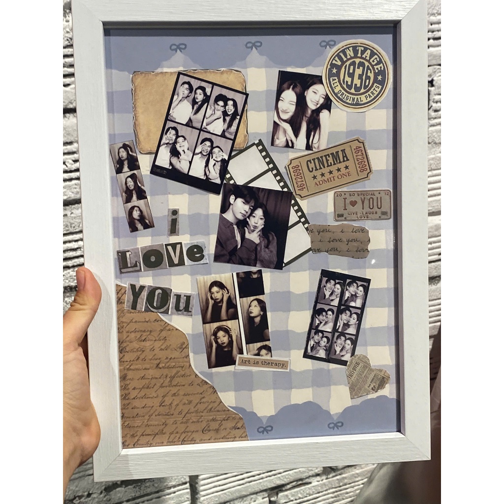 ชุดอาหารสําหรับ SCRAPBOOK - DECORATIVE PHOTO FRAME - PRINT PHOTOS ON REQUEST