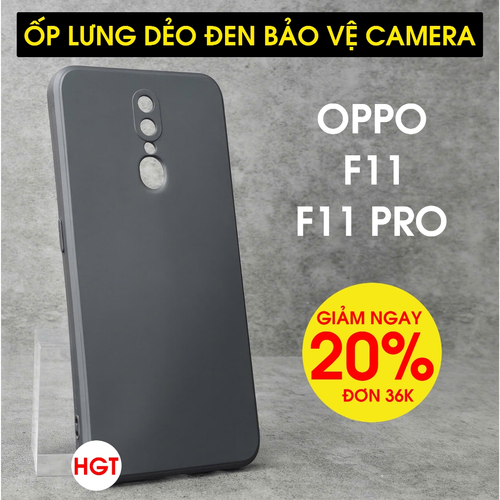 เคส Oppo F11 ยืดหยุ่นสีดําระดับพรีเมียม - F11 Pro