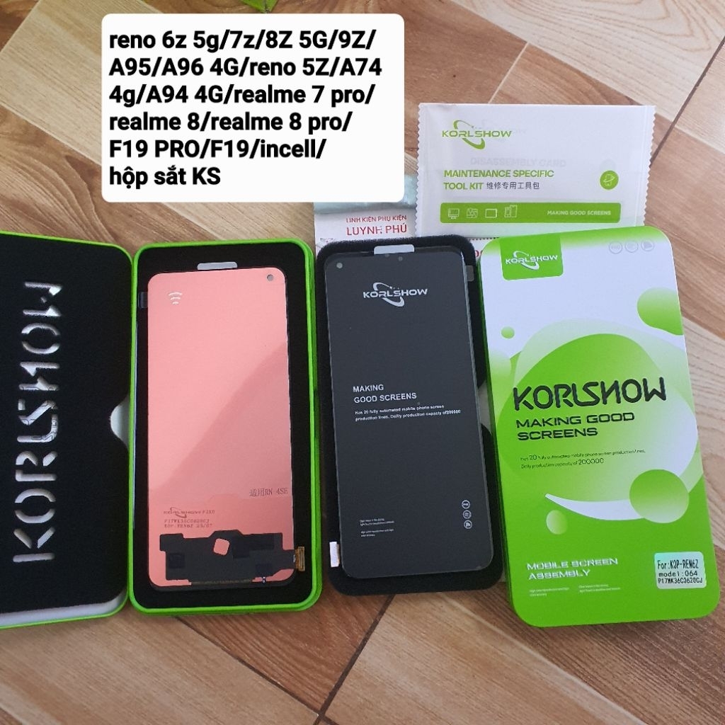Oppo Reno 7Z 5G/Reno 6Z 5G/RENO 8Z 5G/A74 4G/A95/A96 4G/A94 4G/realme 8 จอพร้อมกาวฟรี