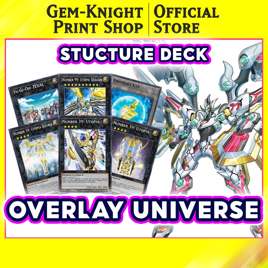 [การ์ดพิมพ์ลาย] Yugioh Deck - Structure Deck Overlay Universe
