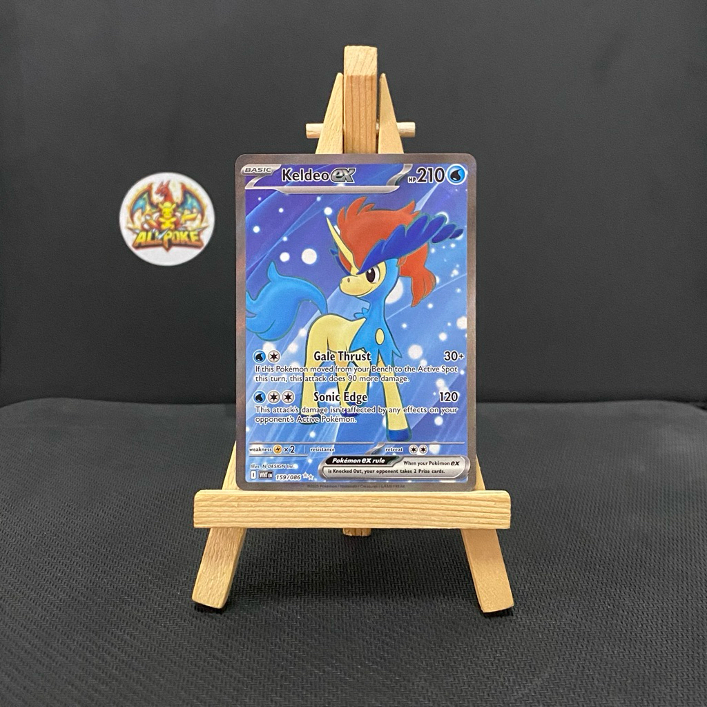 การ์ด [ Pokemon TCG - การ์ดเกม ] Keldeo ex - 159/086 -M-NM