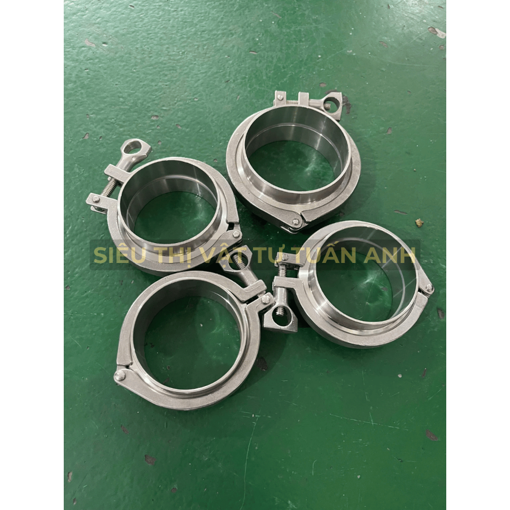 [ACCESSORIES CLAMP Stainless Steel 304 HUMP ขนาดใหญ่] CLAMP LEM WITH Stainless Steel QUICK COUPLING 