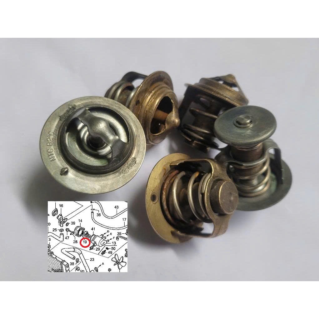 วาล์วเทอร์โมสตัท Honda CB400 1992-2025 Hornet 250 1996-2007 Hornet 600 Hornet 919 และรุ่นที่รองรับ