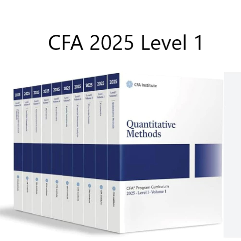 2025 CFA Program Curriculum ระดับ 1 (10 ชุด) - กระดาษความร้อน 5Mart
