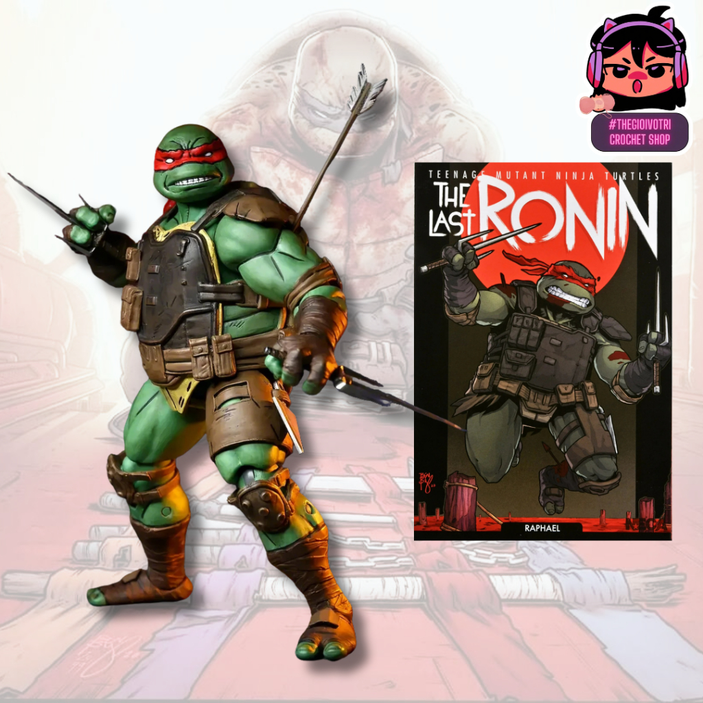 NECA (AUTHENTIC) ฟิกเกอร์คุณภาพสูง "THE LAST RONIN - RAPHAEL - TMNT" (2ND - FULLBOX)