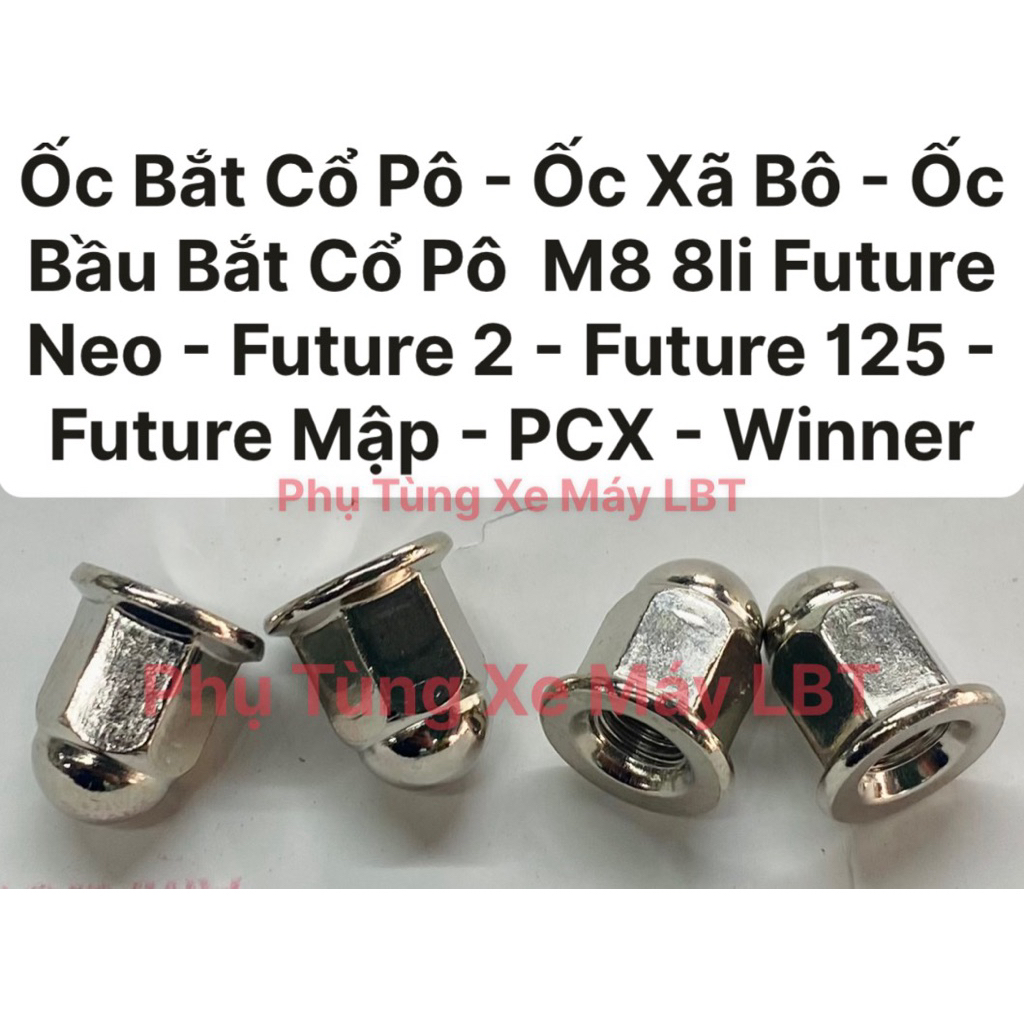 (2 ชิ้น) M8 8mm Future Neo - Future 2 - Future 125 - Fu Map - PCX - Winner