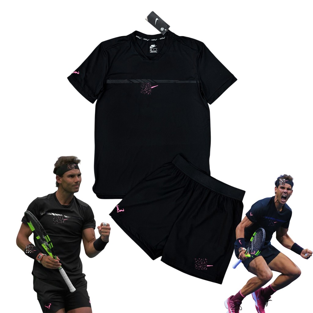 Rafael Nadal US Open 2017 เสื้อผ้าเทนนิส pickleball ชุดกีฬา Rafael Nal