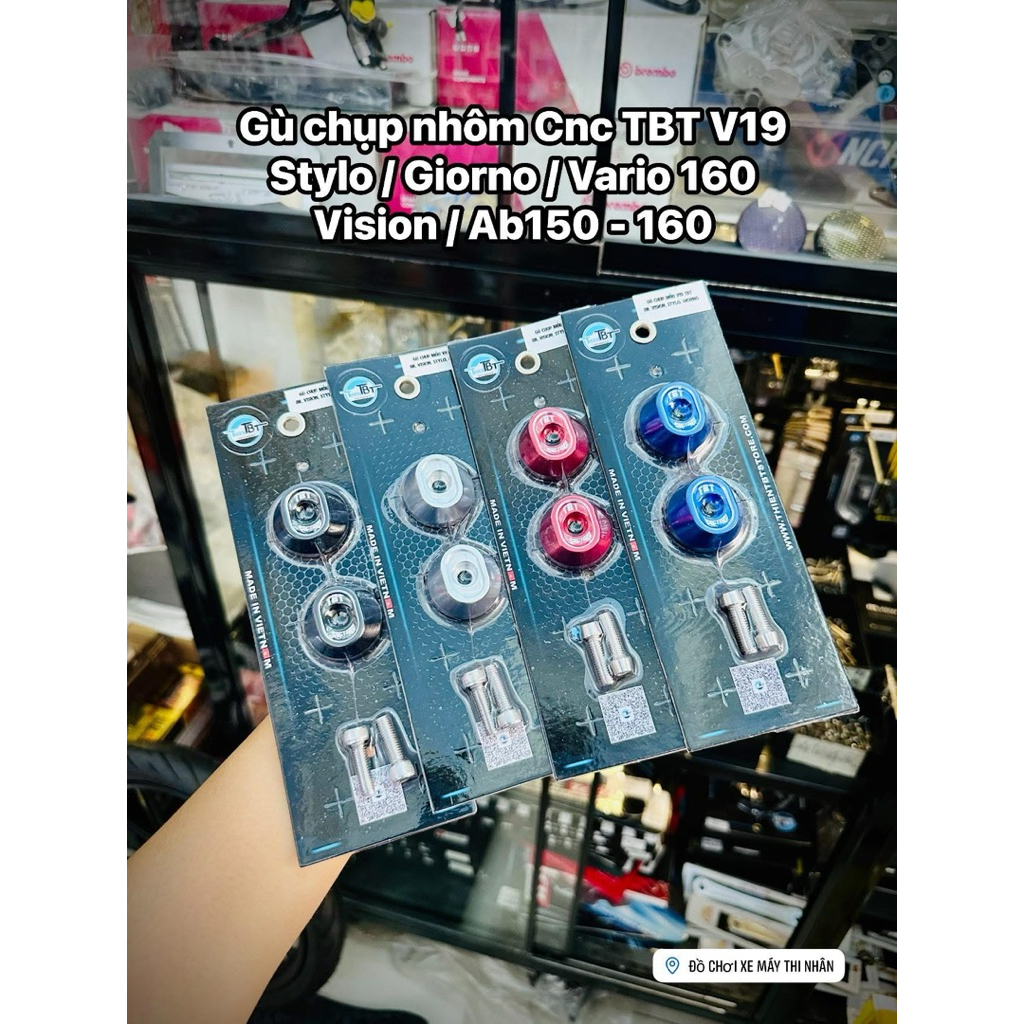 Cnc TBT V19 อลูมิเนียมโคกติดตั้งสําหรับ Stylo / Giorno / Vario 160 / Ab150-160 / Scoopy 2025 / Visio