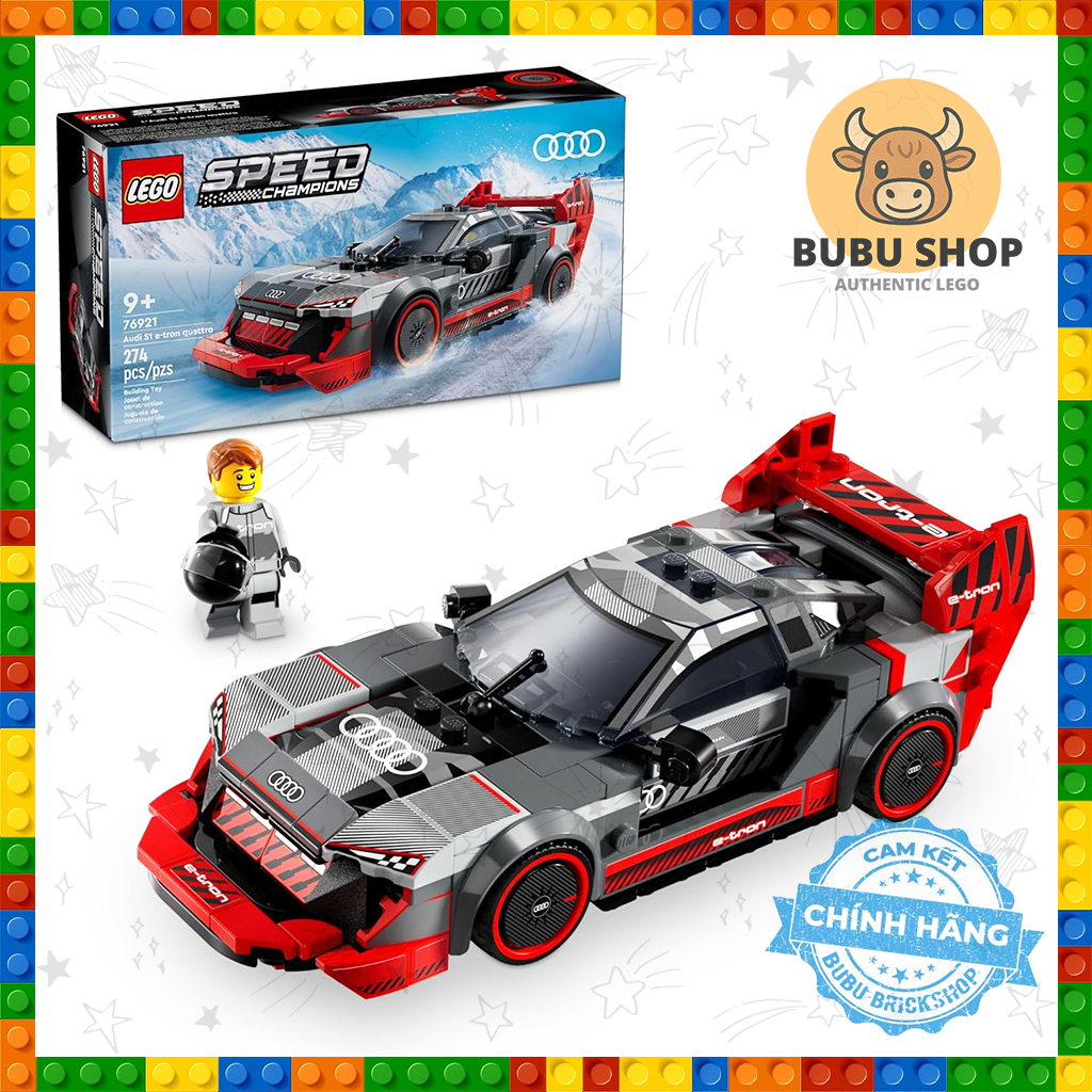 Lego Speed Champions 76921 - Audi S1 e-tron quattro - ชุดตัวต่อเลโก้ รถแข่ง Audi S1