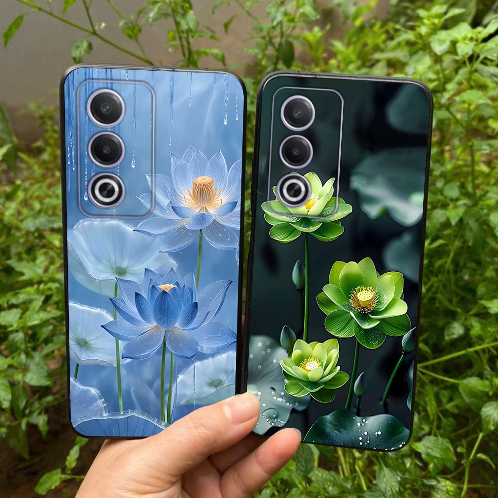 เคส Oppo a80 พิมพ์ลายดอกไม้สวยงาม
