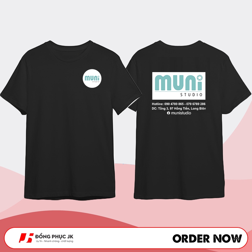 เสื้อยืด Studio Basic Form คอกลม ลายสวย Muni Studio [PRINT ON DEMAND FROM 5C]