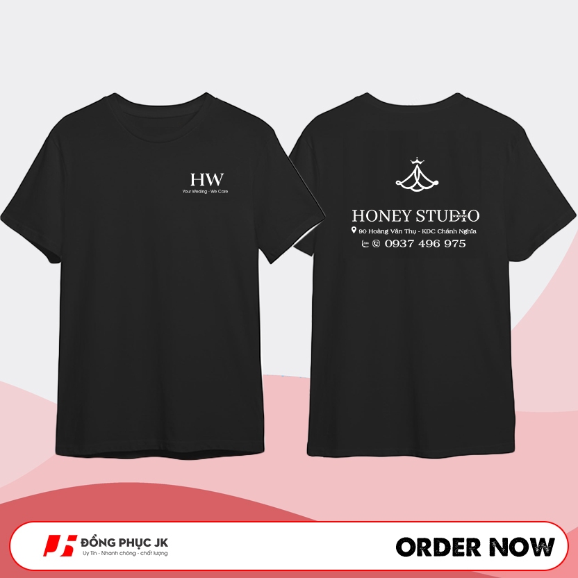 เสื้อยืด Studio Basic Form คอกลม ลายสวย Honey Studio [PRINT ON REQUEST FROM 5C]