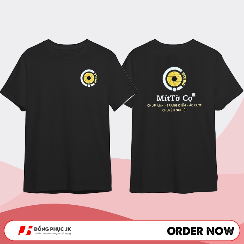 เสื้อยืด Studio Basic Form คอกลม ลายสวย สําหรับยูนิฟอร์ม องค์กรงาน [PRINT ON DEMAND FROM 5C]