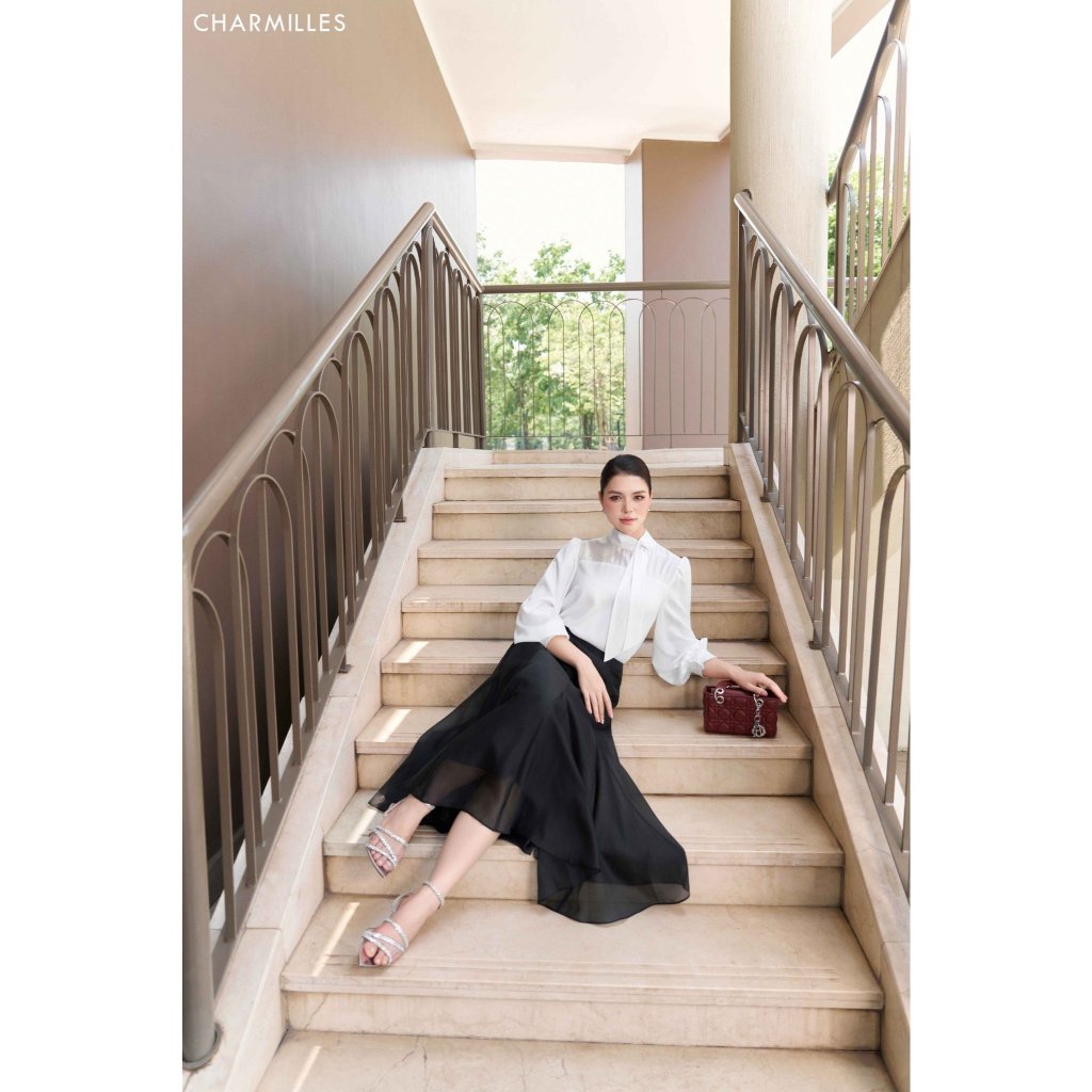 CHARMILLES SET 3f คอปก บัสเตอร์ - กระโปรงบาน 25MA115TR - 25MC058DE