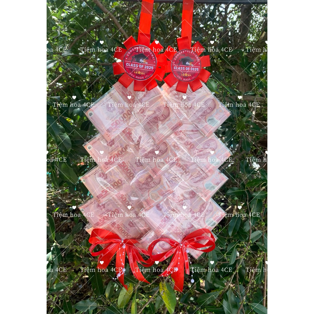 4CE Flower Shop สายรัดรับปริญญา 20 แผ่น