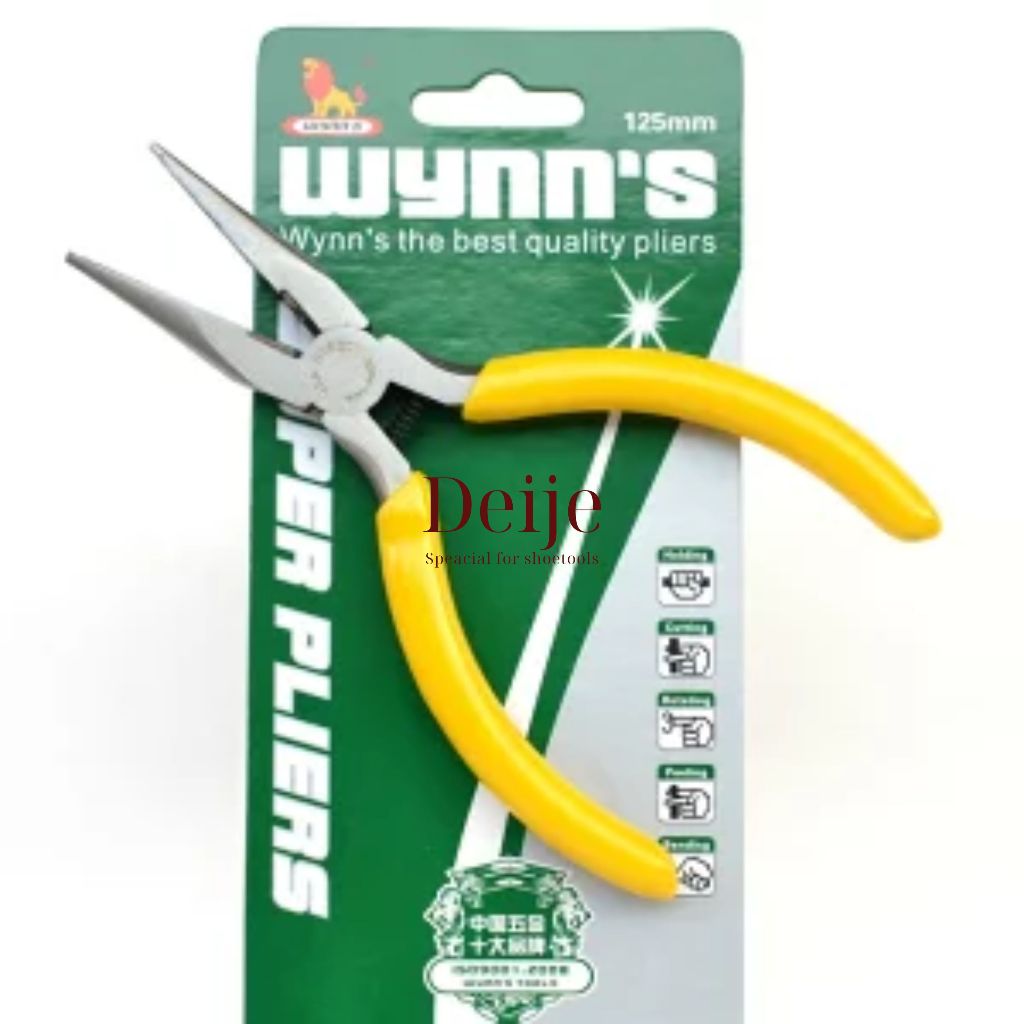 คีมปากแหลม Wynns 125mm พร้อมฟัน