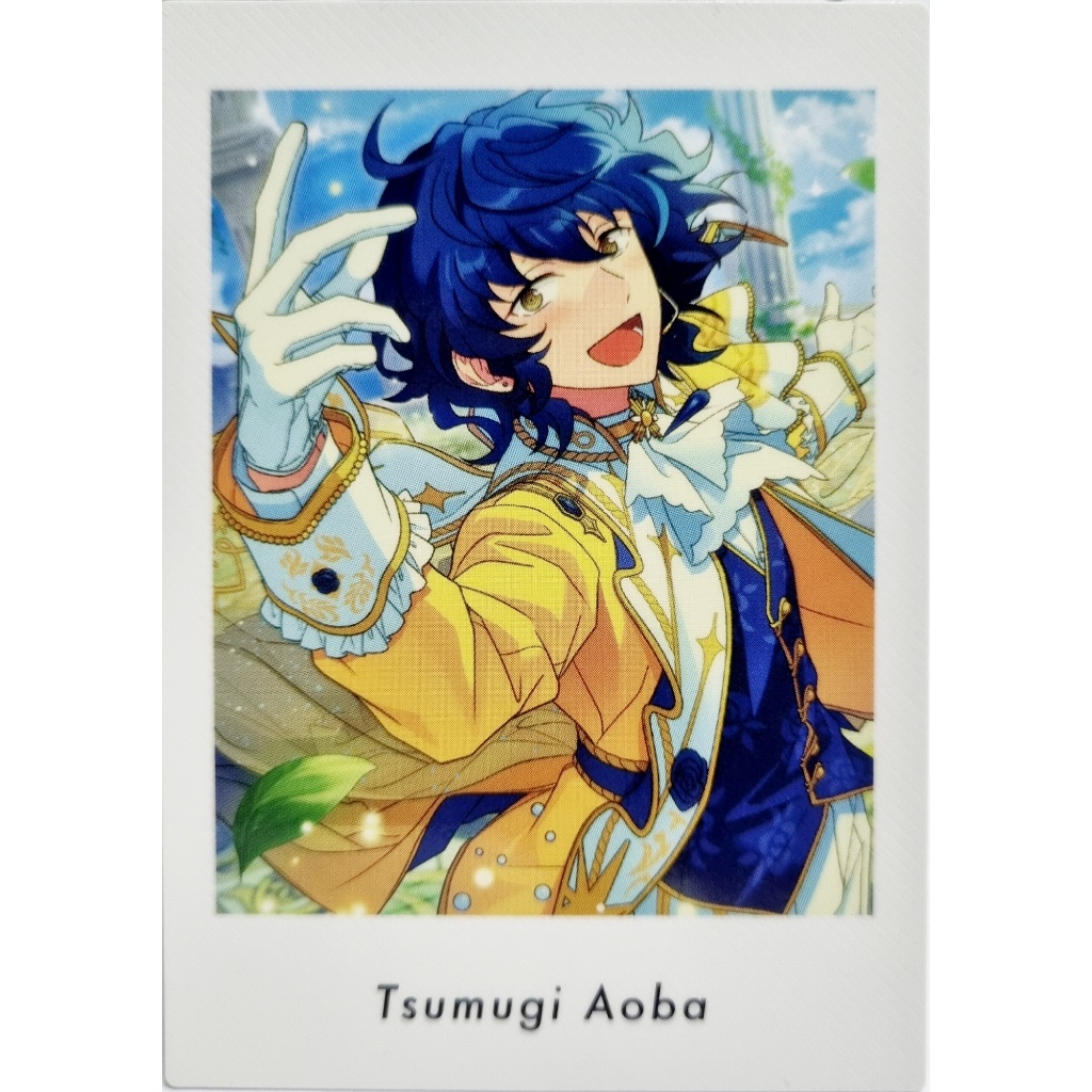 เปรียบเทียบโพลารอยด์ Tsumugi Aoba Enstarsemble Stars